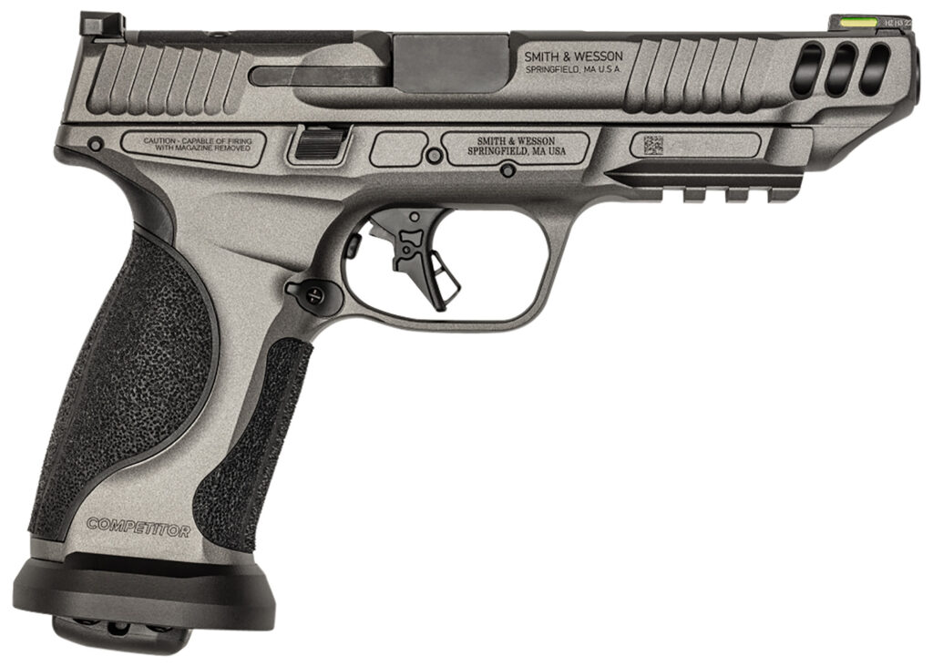 Smith & Wesson Performance Center M&P9 M2.0 Competitor, 9mm Pistol, 5" Barrel, Gray, 10+1 Capacity