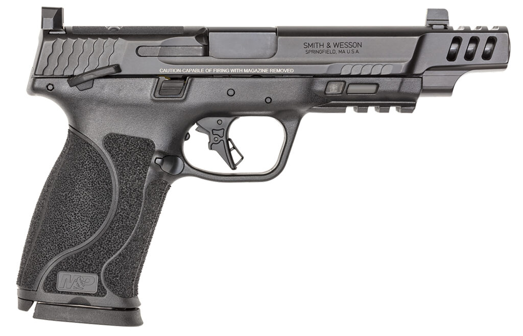 Smith & Wesson Performance Center M&P10 M2.0, 10mm Pistol, 5.6" Barrel, Black, Thumb Safety, 15+1 Capacity