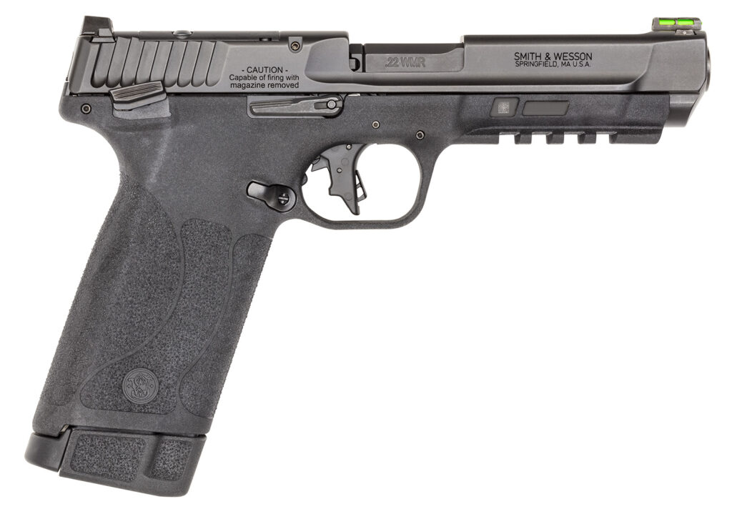 Smith & Wesson M&P22 Magnum, .22 WMR Pistol, 4.35" Barrel, Black, Thumb Safety, 30+1 Capacity