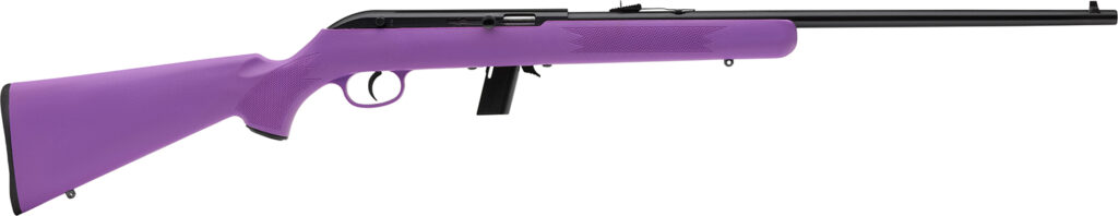 Savage Arms 64 F .22 LR Rifle, 21" Barrel, Synthetic/Purple