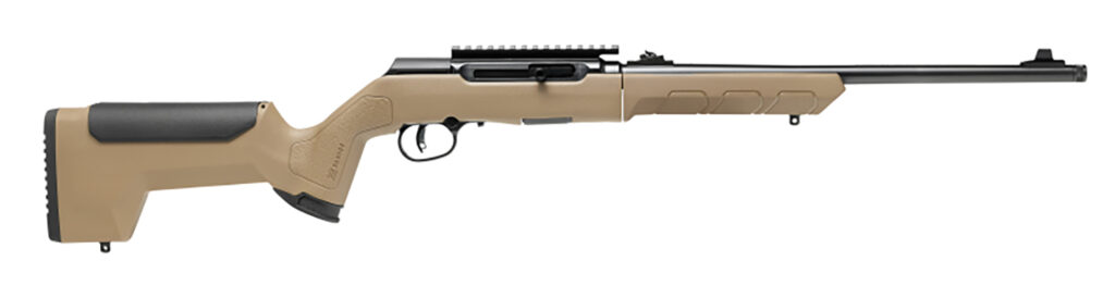 Savage Arms A Series Takedown .22 LR Rifle, 18" Barrel, Brown/Tan Takedown
