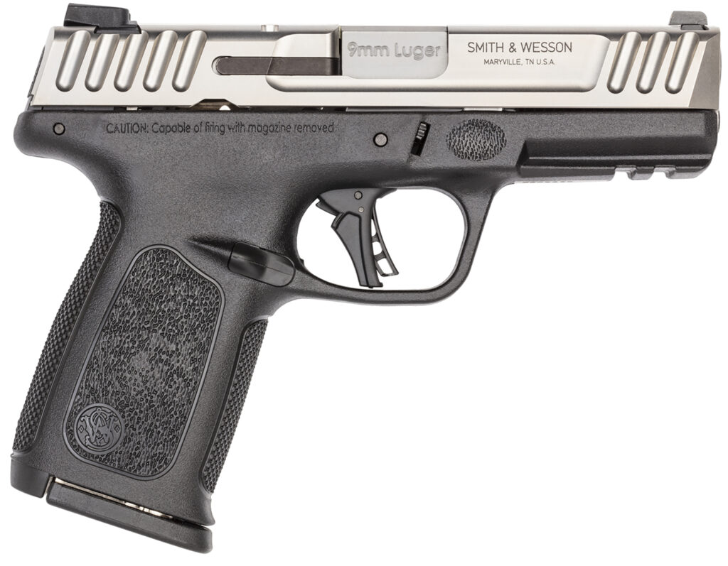 Smith & Wesson SD9 2.0, 9mm Pistol, 4" Barrel, Two-Tone, No Thumb Safety, 16+1 Capacity