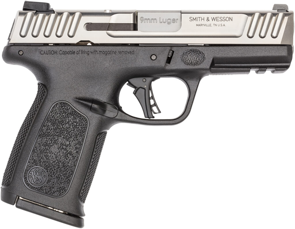 Smith & Wesson SD9 2.0, 9mm Pistol, 4" Barrel, Two-Tone, No Thumb Safety, 10+1 Capacity