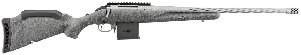 Ruger American Gen II 223 Remington Bolt-Action Rifle, 20" Threaded Barrel, Gray Synthetic Stock
