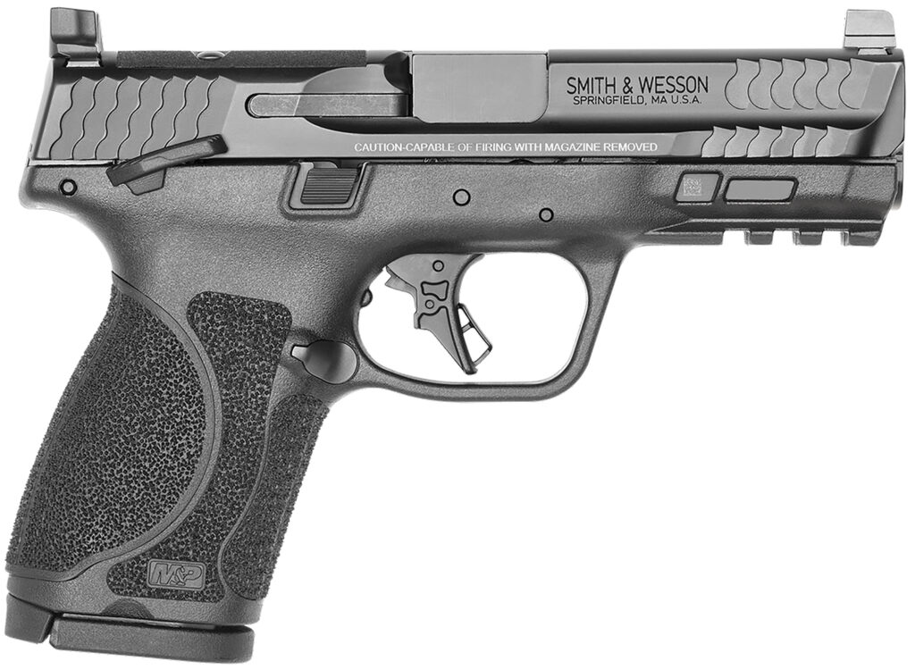 Smith & Wesson M&P9 M2.0 Compact, 9mm Pistol, 4" Barrel, Black, Thumb Safety, 10+1 Capacity