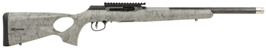 Savage Arms A Series Timberlite .22 LR Rifle, 18" Barrel, Black Synthetic Stock