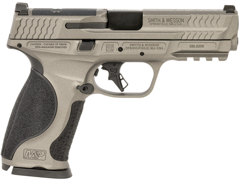 Smith & Wesson M&P9 M2.0 Metal, 9mm Pistol, 4.63" Barrel, Gray, No Thumb Safety, 10+1 Capacity