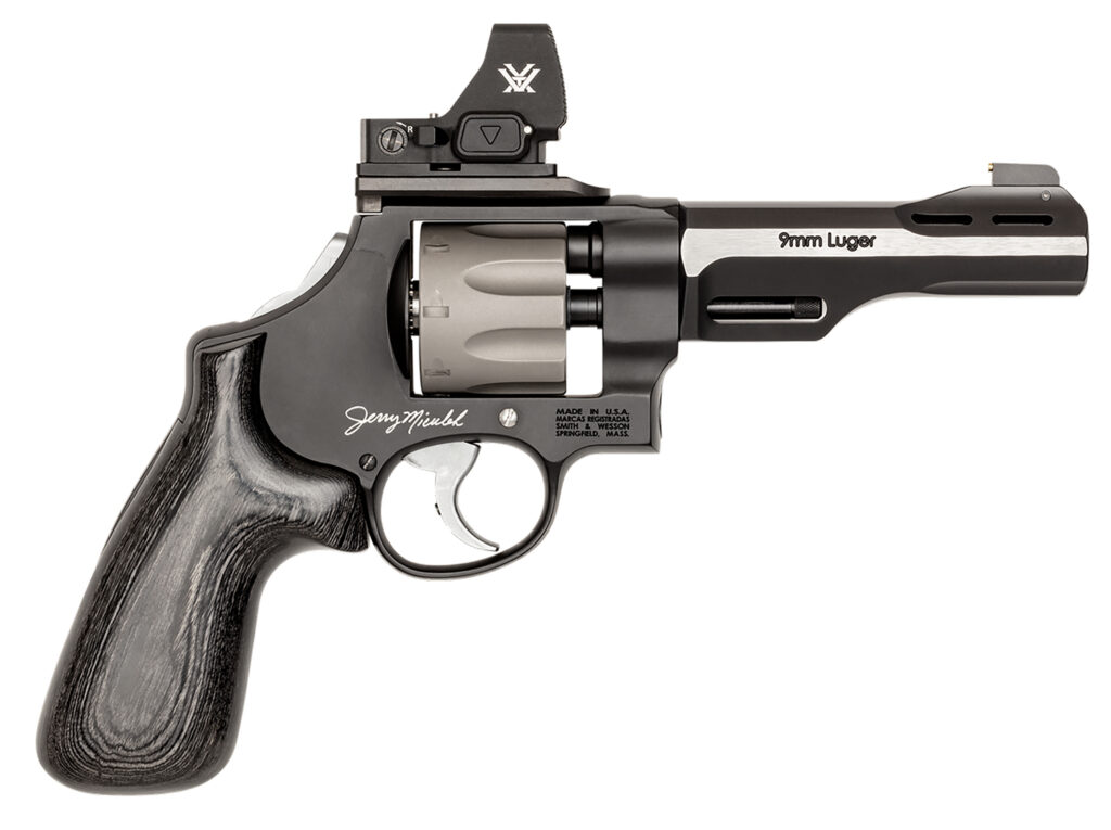 Smith & Wesson Performance Center Model 327 Jerry Miculek World Record, 9mm Revolver, 5" Barrel, Black, 8-Round Capacity
