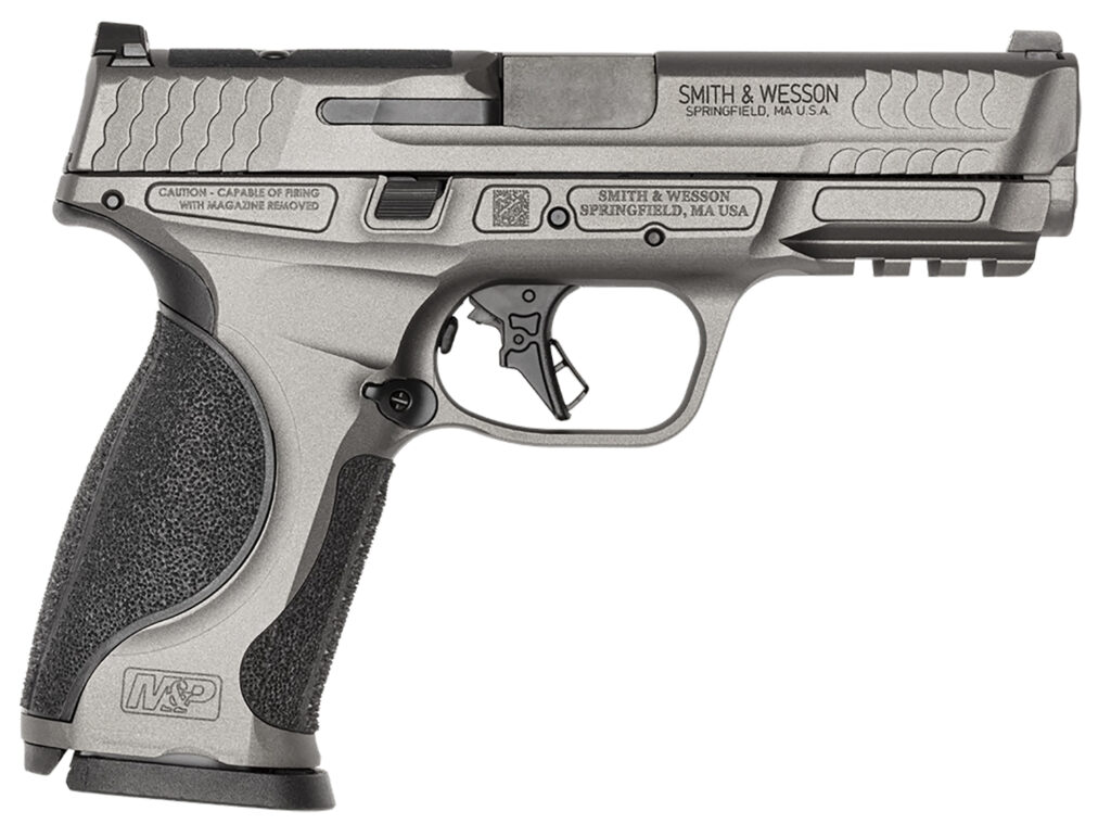 Smith & Wesson M&P9 M2.0 Metal, .40 S&W Pistol, 4.22" Barrel, Tungsten Gray, No Thumb Safety, 10+1 Capacity