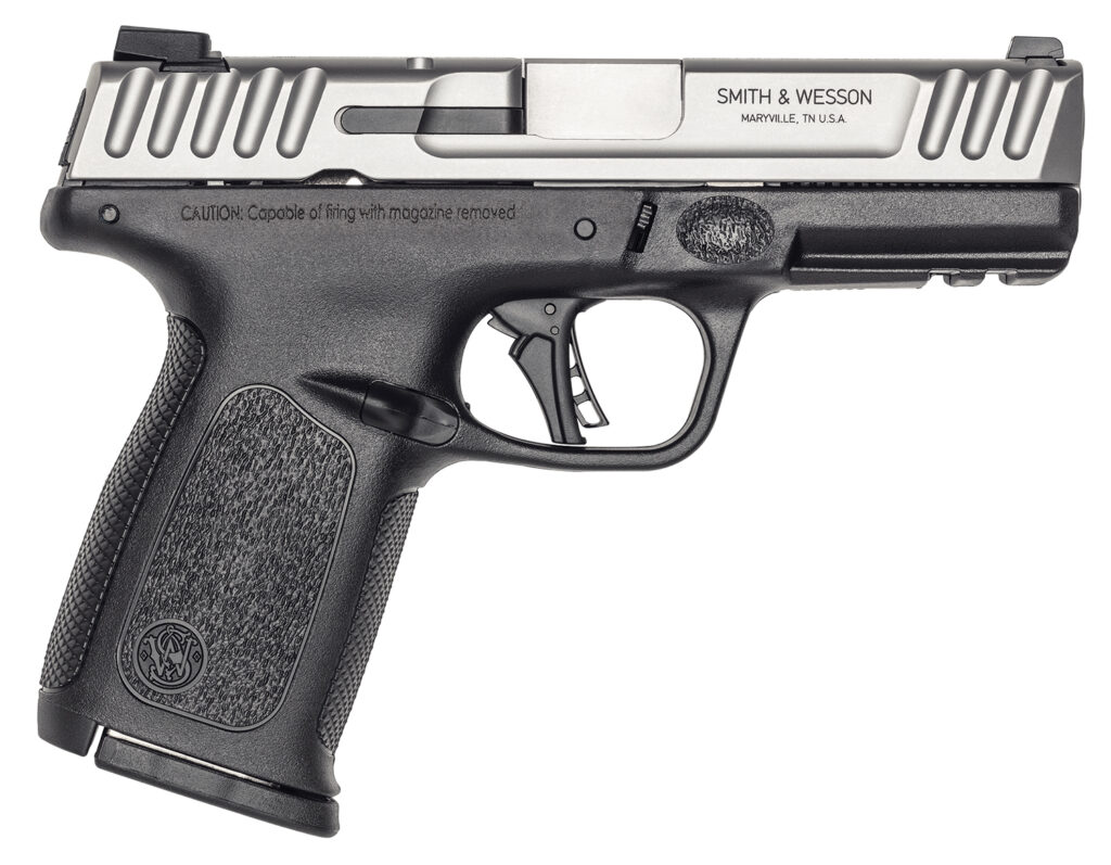 Smith & Wesson SD40 2.0, .40 S&W Pistol, 4" Barrel, Two-Tone, No Thumb Safety, 14+1 Capacity