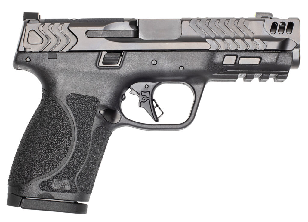 Smith & Wesson Performance Center M&P9 M2.0 Compact Carry Comp, 9mm Pistol, 4.22" Barrel, Black/Gray, No Thumb Safety, 15+1 Capacity