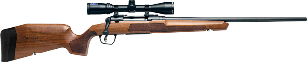 Savage Arms Axis 2 XP .270 Win Rifle, 22" Barrel, Brown Ergonomic