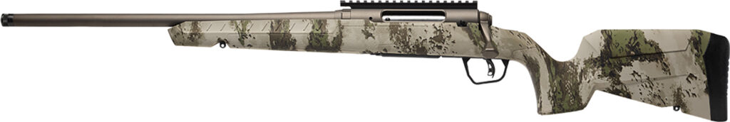 Savage Arms Axis 2 Pro Compact Left-Hand .400 Legend Rifle, 20" Barrel, Woodland Camo Synthetic Stock