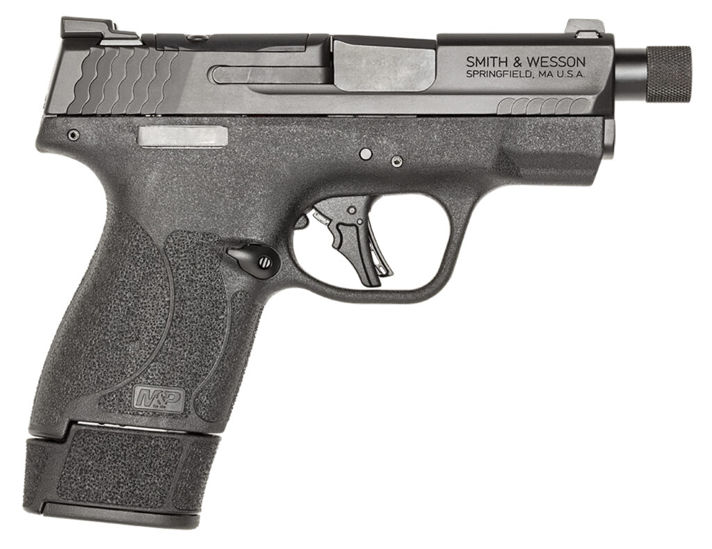 Smith & Wesson M&P9 Shield Plus, 9mm Pistol, 3.7" Barrel, Black, No Thumb Safety, 15+1 Capacity