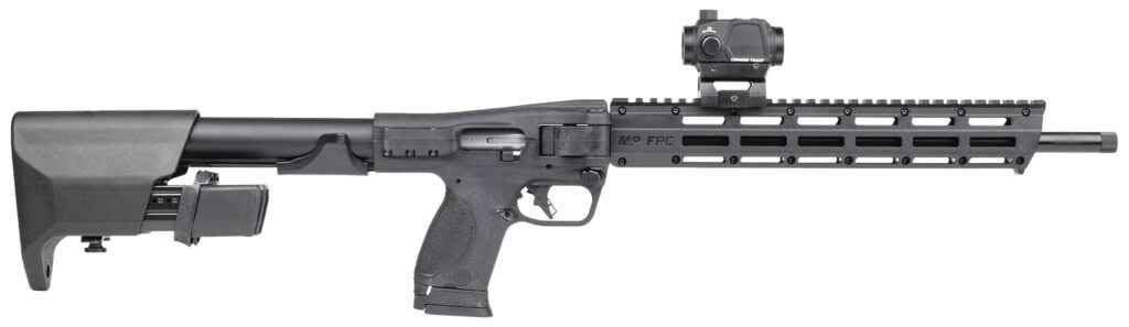Smith & Wesson M&P FPC, 9mm Rifle, 16.25" Barrel, Black, Crimson Trace Optic, 23+1 Capacity