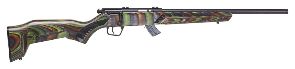 Savage Arms Mark 2 Minimalist .21 Sharp Rifle, 18" Barrel, Blue/Green Boyd's Minimalist