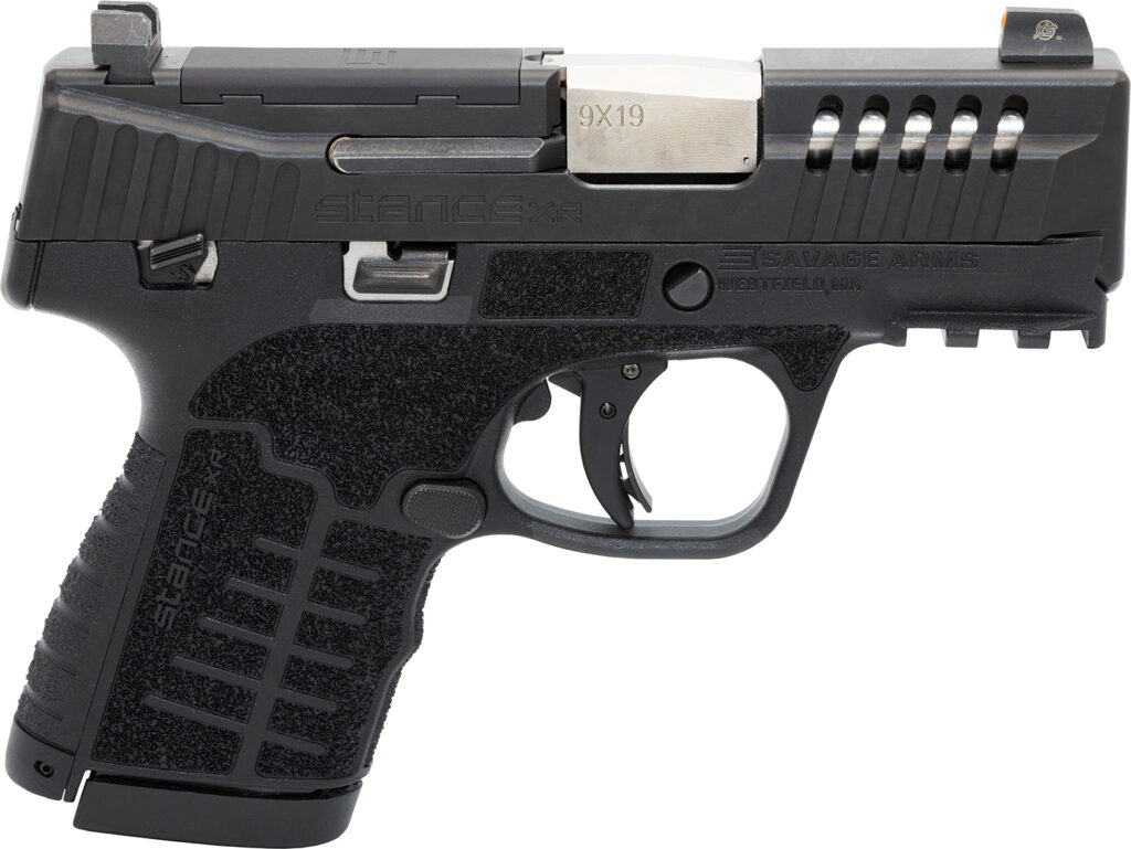 Savage Arms Stance XR 9mm Luger Pistol, 3.2" Barrel, Black Nitride, Manual Safety, Night Sights