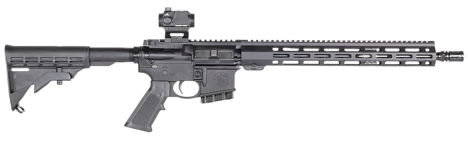 Smith & Wesson M&P15 Sport III, 5.56 NATO Rifle, 16" Barrel, Black, CTS-106 Red Dot, State-Compliant Configuration, 10+1 Capacity