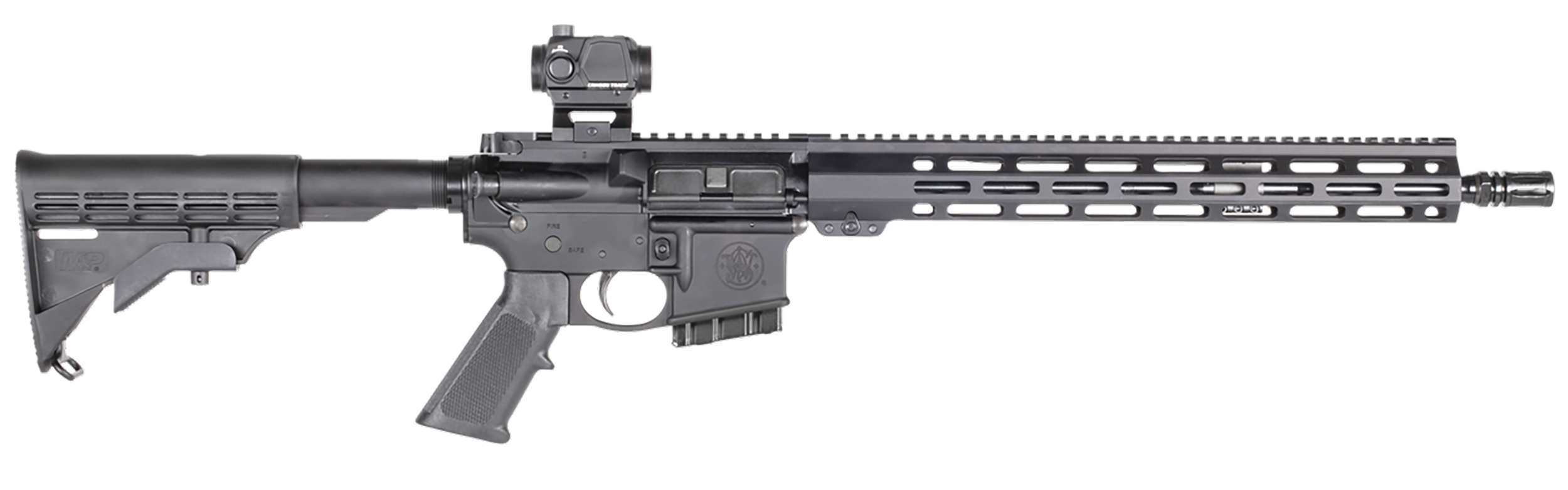 Smith & Wesson M&P15 Sport III, 5.56 NATO Rifle, 16" Barrel, Black, CTS-106 Red Dot, State-Compliant Configuration, 10+1 Capacity