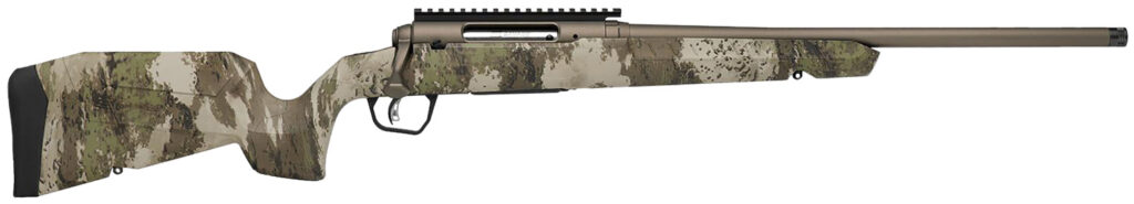 Savage Arms Axis 2 Pro Compact 6mm ARC Rifle, 20" Barrel, Woodland Camo Synthetic Stock