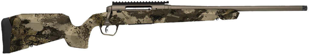 Savage Arms Axis 2 Pro Compact 6mm ARC Rifle, 20" Barrel, Western Camo Synthetic Stock