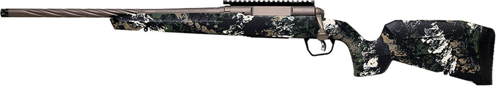 Savage Arms Axis 2 Pro Left-Hand 6mm ARC Rifle, 20" Barrel, Forest SP Camo Synthetic Stock