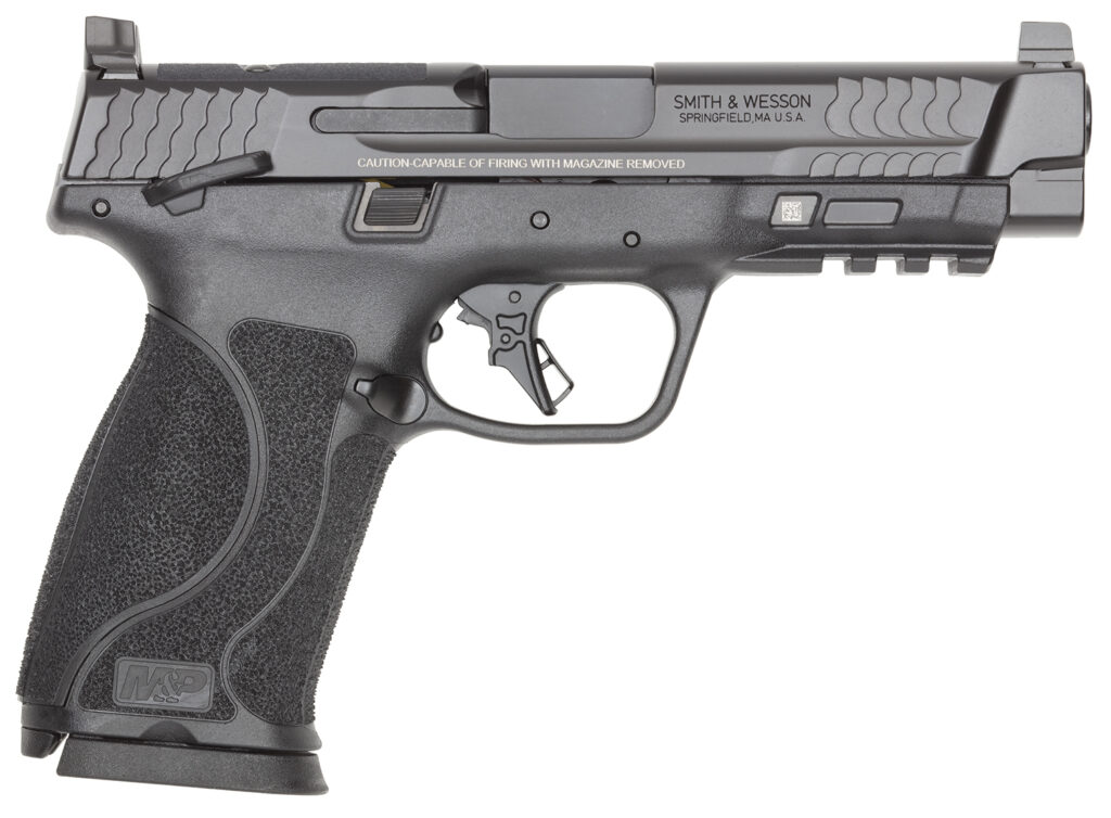 Smith & Wesson M&P10 M2.0, 10mm Pistol, 4.6" Barrel, Black, Thumb Safety, 10+1 Capacity