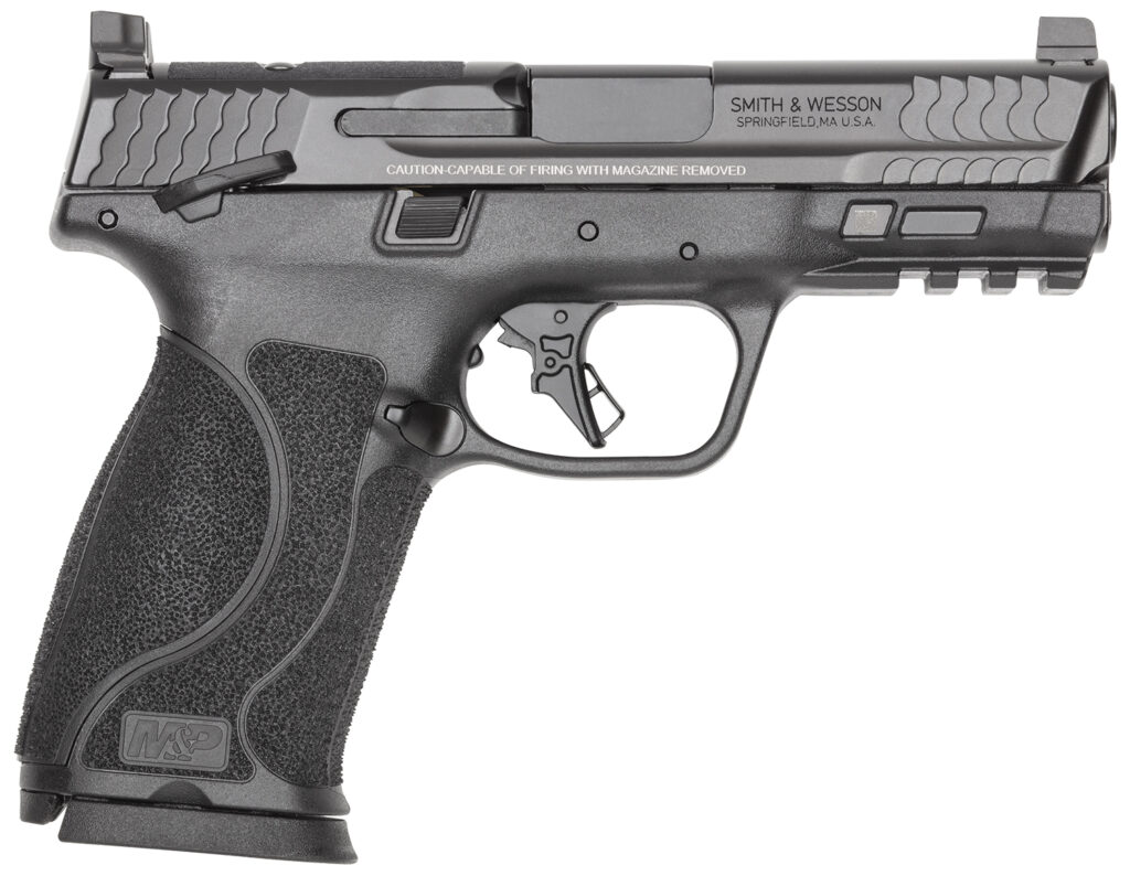 Smith & Wesson M&P10 M2.0, 10mm Pistol, 4" Barrel, Black, Thumb Safety, 10+1 Capacity