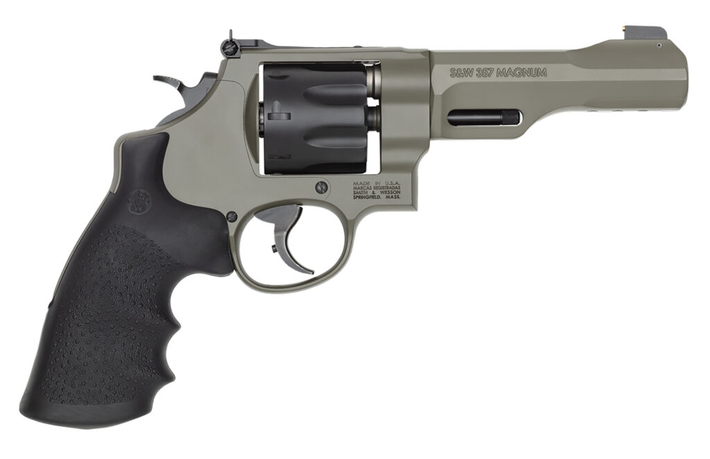 Smith & Wesson Performance Center Model 327 TRR8, .357 Magnum Revolver, 5" Barrel, Moss Cerakote/Black, 8-Round Capacity