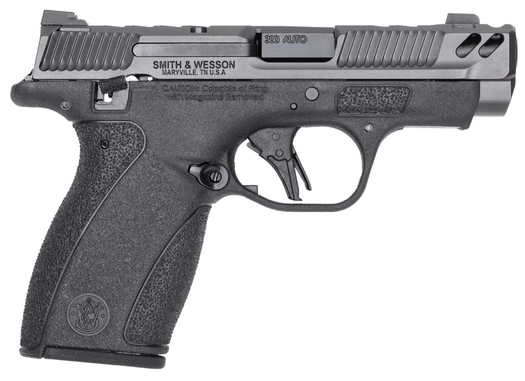 Smith & Wesson Performance Center Bodyguard 2.0 Carry Comp, .380 ACP Pistol, 3.1" Barrel, Gray/Black, Thumb Safety, 10+1 Capacity