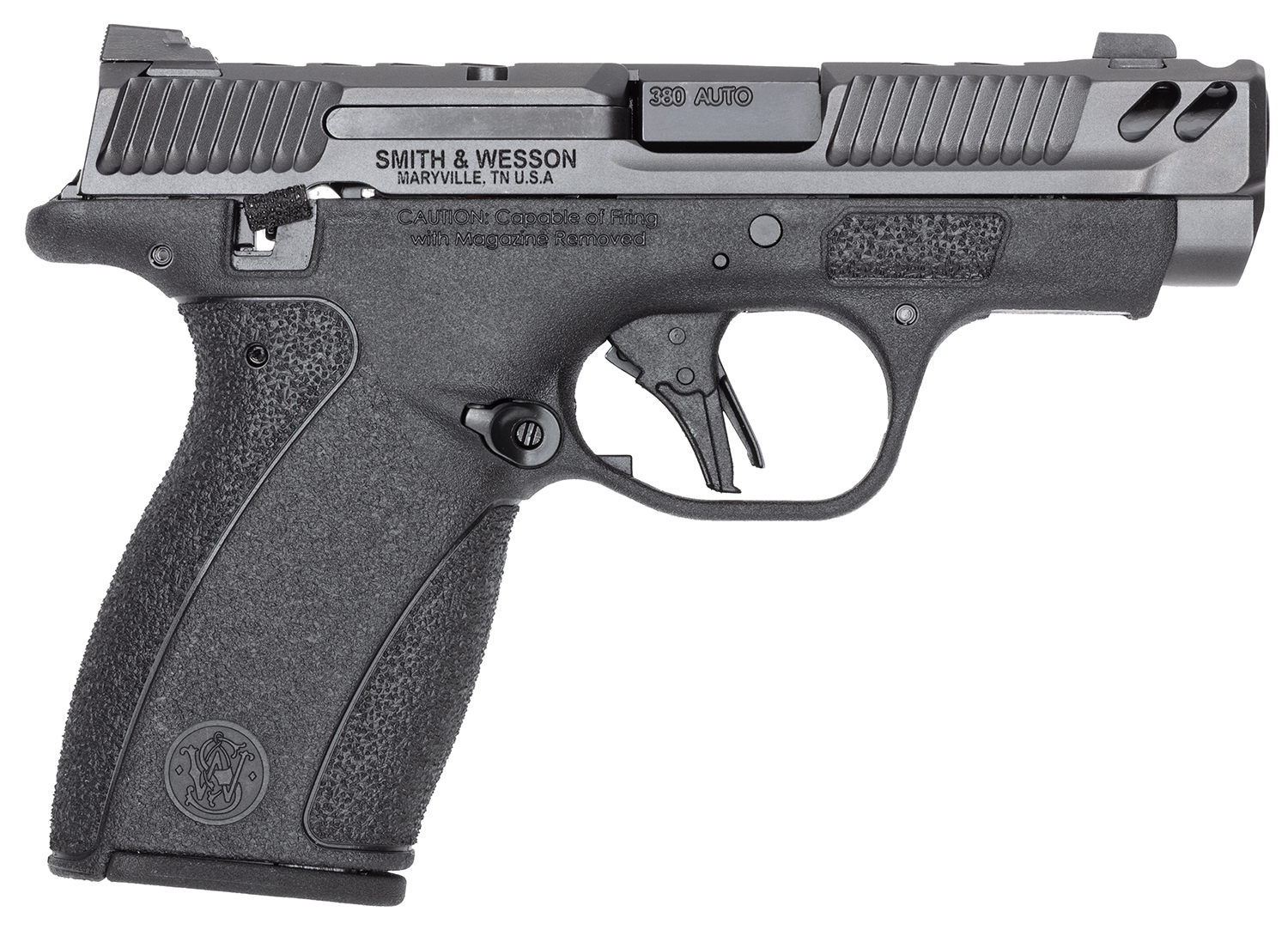 Smith & Wesson Performance Center Bodyguard 2.0 Carry Comp, .380 ACP Pistol, 3.1" Barrel, Gray/Black, Thumb Safety, 10+1 Capacity