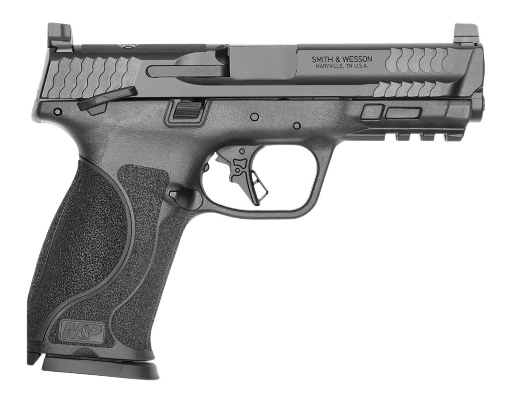 Smith & Wesson M&P9 M2.0, 9mm Pistol, 4.25" Barrel, Black, Thumb Safety, CA Compliant, 10+1 Capacity