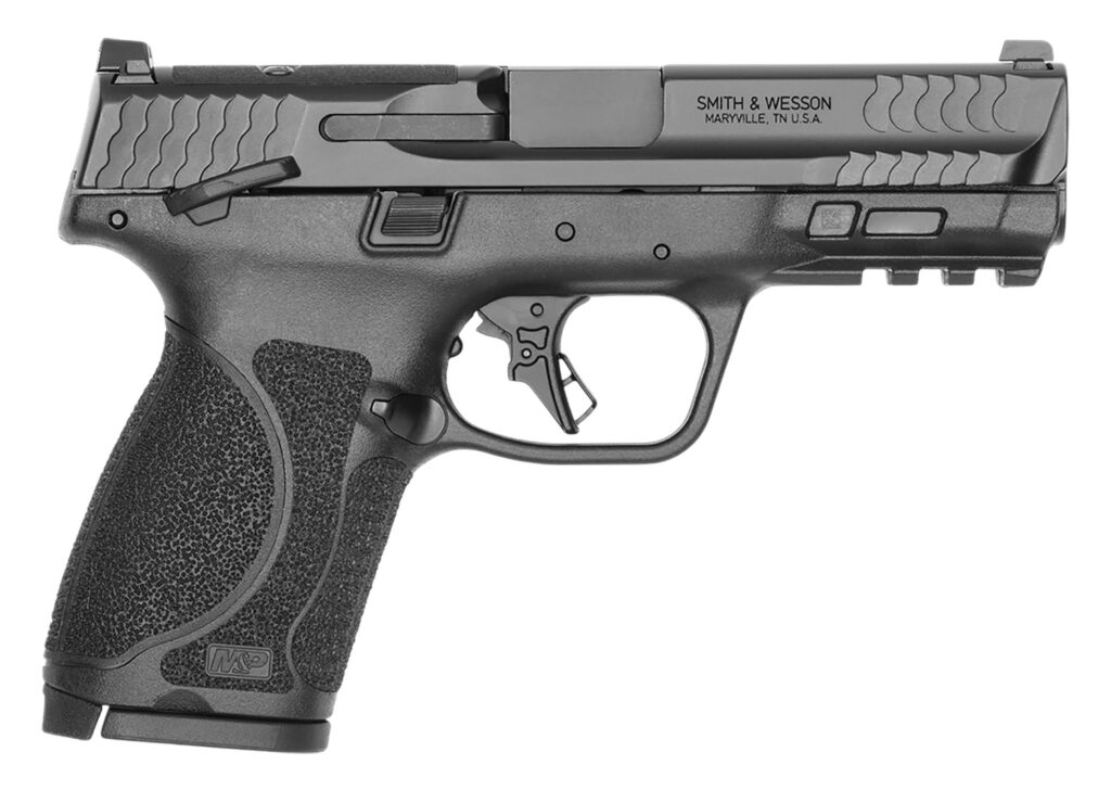 Smith & Wesson M&P9 M2.0, 9mm Pistol, 4" Barrel, Black, Thumb Safety, CA Compliant, 10+1 Capacity