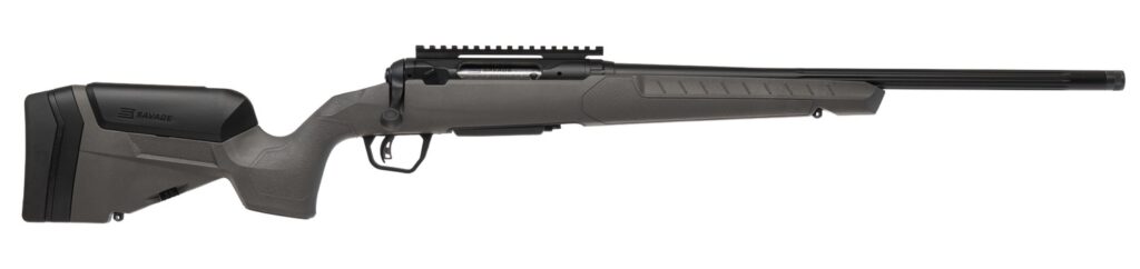 Savage Arms 110 Trailblazer 5.56 NATO Rifle, 20" Barrel, Gray Trophy Stock With LOP Adjustment