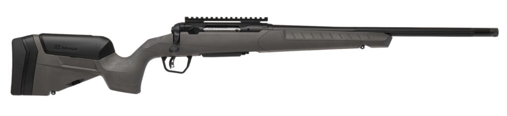 Savage Arms 110 Trailblazer .308 Win Rifle, 20" Barrel, Gray Trophy Stock With LOP Adjustment