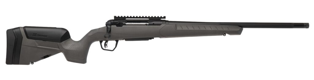 Savage Arms 110 Trailblazer .300 Win Mag Rifle, 22" Barrel, Gray Trophy Stock With LOP Adjustment