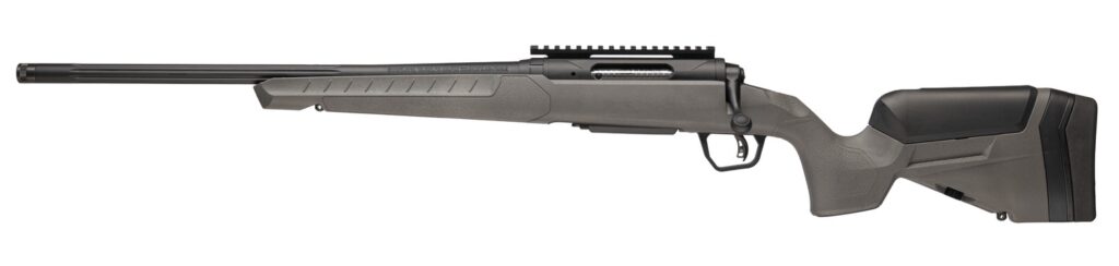 Savage Arms 110 Trailblazer Left-Hand .400 Legend Rifle, 20" Barrel, Gray Trophy Stock With LOP Adjustment