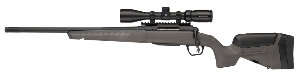 Savage Arms 110 Trailblazer XP Left-Hand 7mm PRC Rifle, 22" Barrel, Gray Trophy Stock With LOP Adjustment