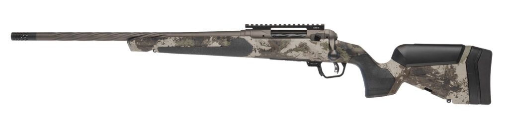 Savage Arms 110 Core Hunter Pro Left-Hand .308 Win Rifle, 20" Barrel, Woodland Camo Accufit V2 Sporter Stock