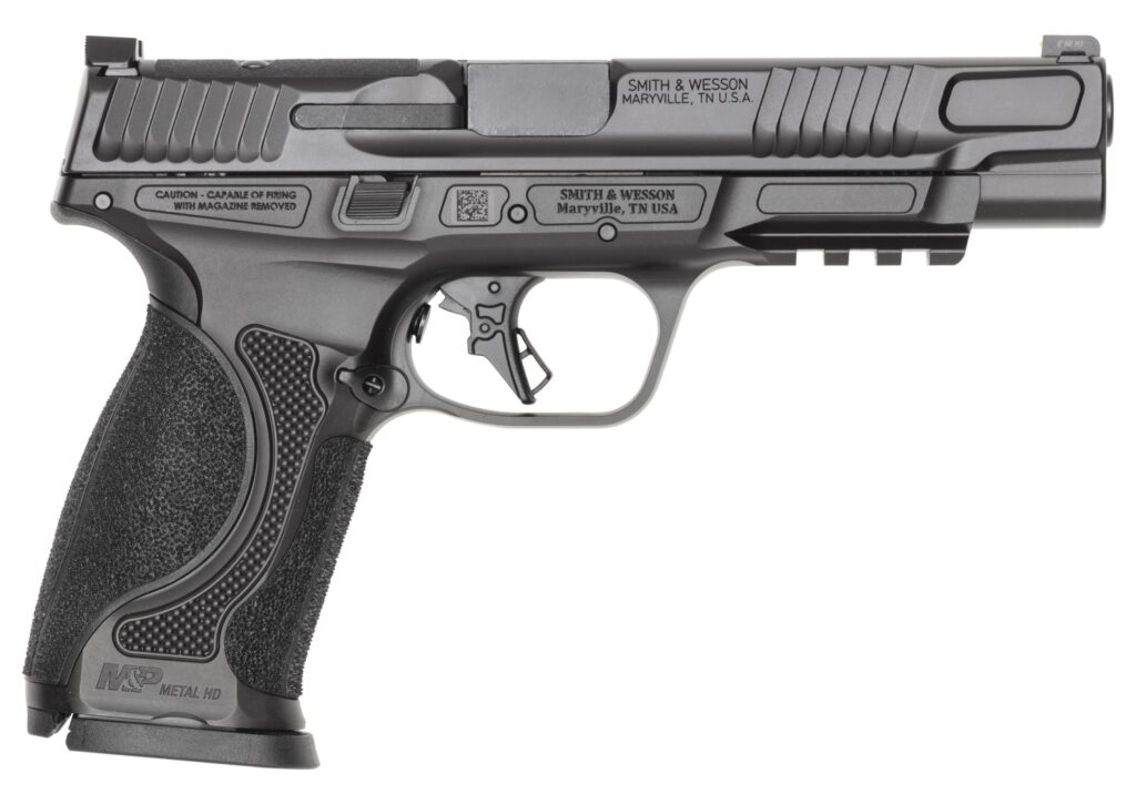 Smith & Wesson M&P9 M2.0 Metal, 9mm Pistol, 5" Barrel, Black, No Thumb Safety, 17+1 Capacity