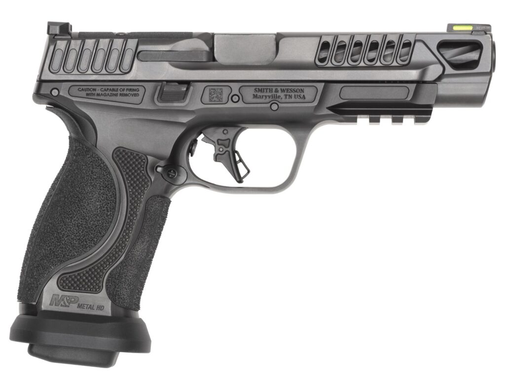 Smith & Wesson Performance Center M&P9 M2.0 Competitor HD, 9mm Pistol, 5" Barrel, Black, No Thumb Safety, 17+1 Capacity