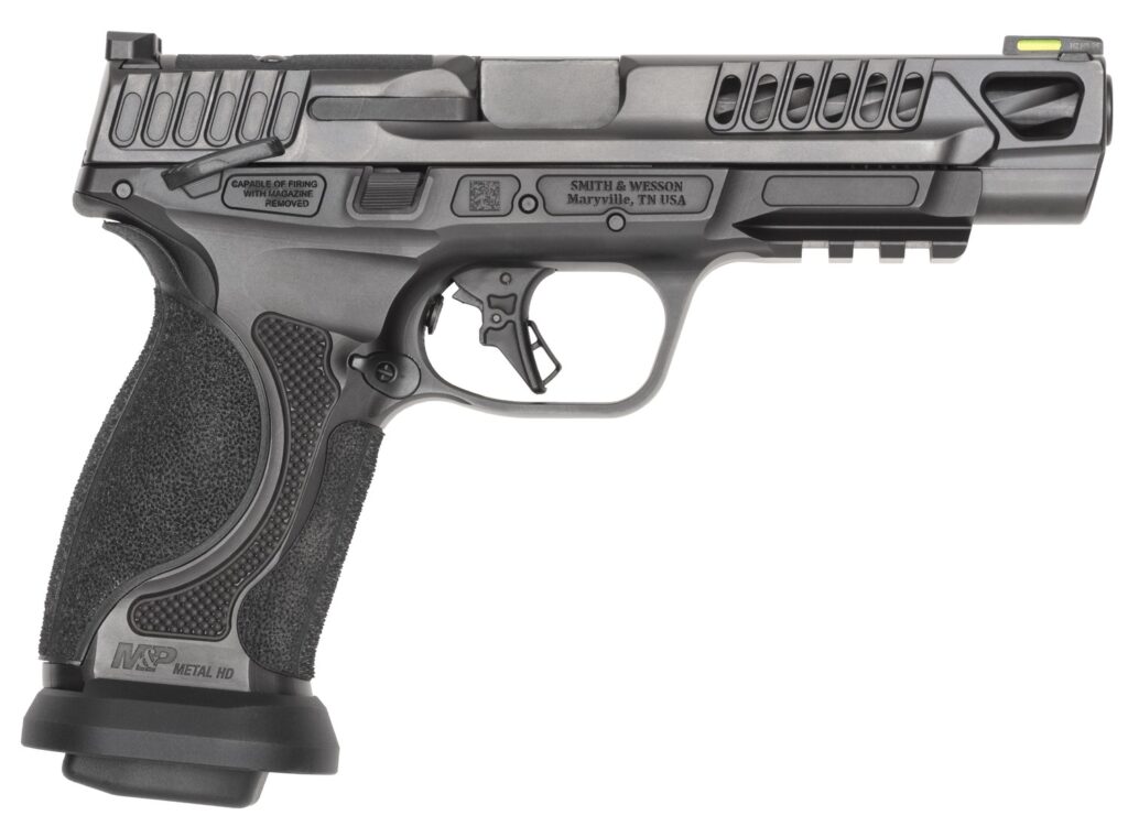 Smith & Wesson Performance Center M&P9 M2.0 Competitor HD, 9mm Pistol, 5" Barrel, Black, Thumb Safety, 10+1 Capacity