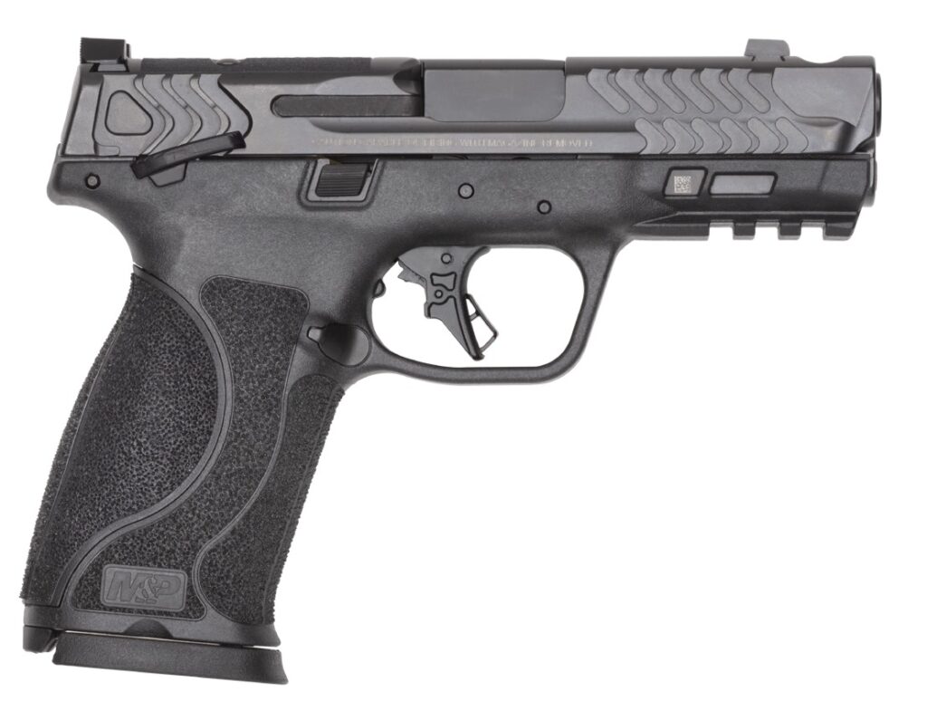 Smith & Wesson Performance Center M&P M2.0 10mm Carry Comp, 10mm Pistol, 4" Barrel, Black, Thumb Safety, 10+1 Capacity