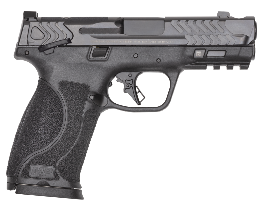 Smith & Wesson Performance Center M&P M2.0 10mm Carry Comp, 10mm Pistol, 4" Barrel, Black, Thumb Safety, 10+1 Capacity