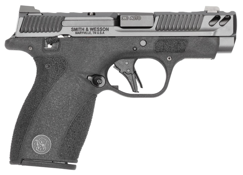Smith & Wesson Performance Center Bodyguard 2.0 Carry Comp, .380 ACP Pistol, 3.1" Barrel, Gray/Black, Thumb Safety, CA Compliant, 10+1 Capacity