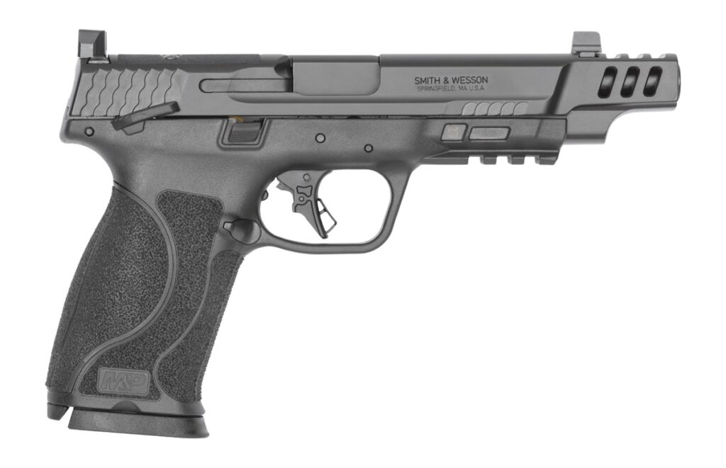 Smith & Wesson Performance Center M&P10 M2.0, 10mm Pistol, 5.6" Barrel, Black, Thumb Safety, CA Compliant, 10+1 Capacity