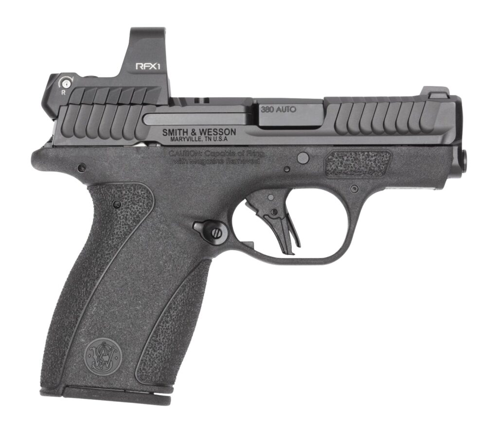 Smith & Wesson Bodyguard 2.0, .380 ACP Pistol, 2.75" Barrel, Black, No Thumb Safety, Viridian RFX1, 12+1 Capacity