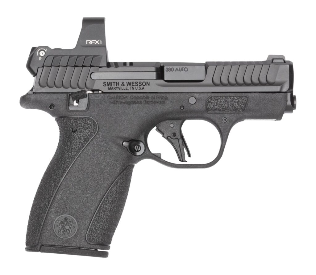 Smith & Wesson Bodyguard 2.0, .380 ACP Pistol, 2.75" Barrel, Black, Thumb Safety, Viridian RFX1, 10+1 Capacity