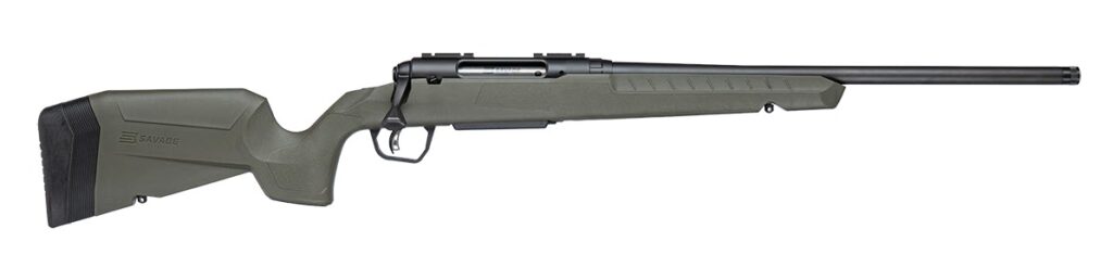 Savage Arms Axis 2 .243 Win Rifle, 20" Barrel, OD Green Synthetic Stock