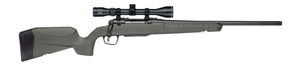 Savage Arms Axis 2 XP .22-250 Rem Rifle, 20" Barrel, Blue/Green